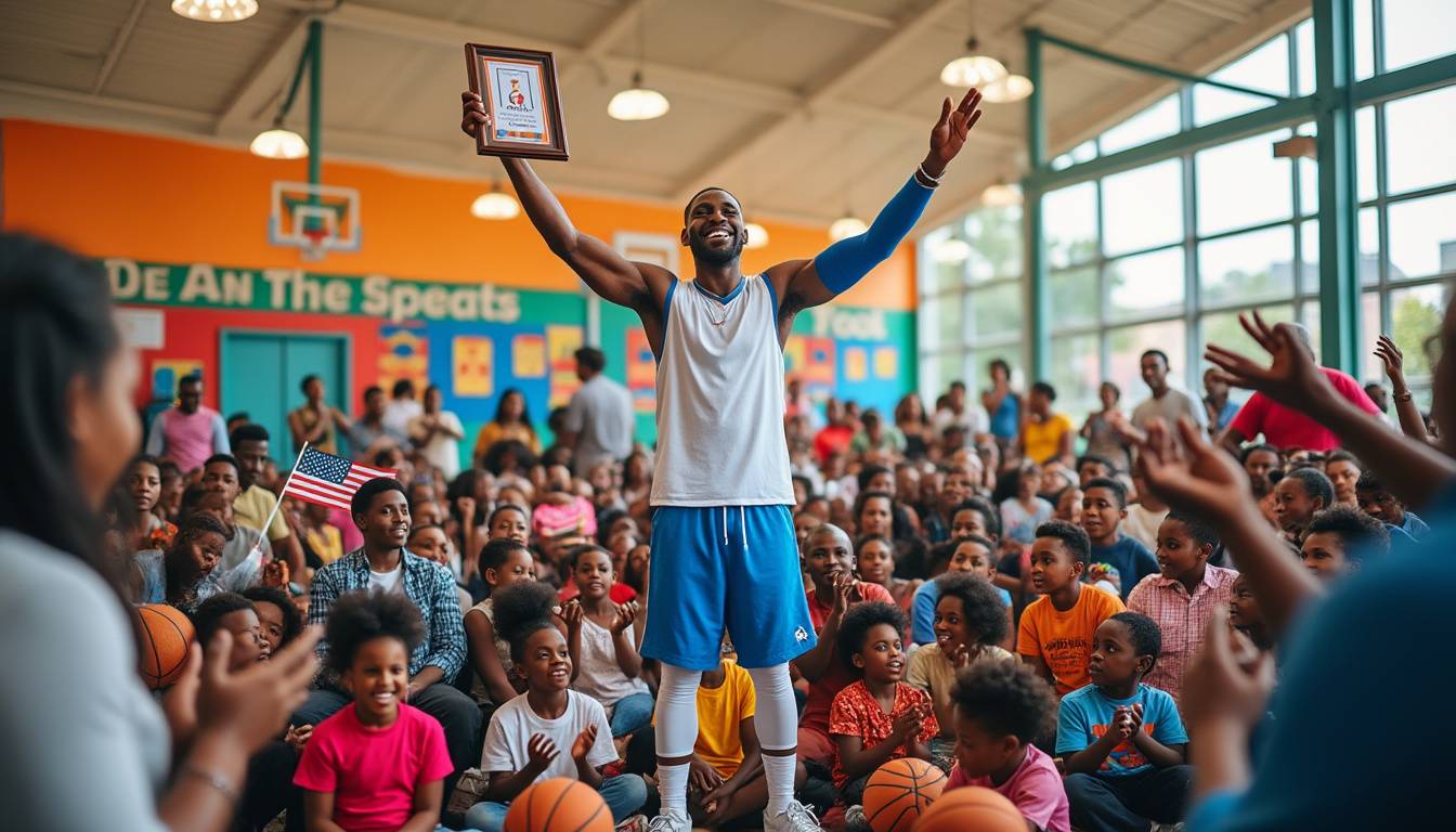 Immanuel Quickley receives April's NBA Cares community assist award