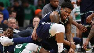 jayson tatum leaves game 4 against the knicks after sustaining a late right leg injury, raising concerns for fans and the celtics as the playoffs continue.