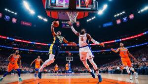 in a thrilling showdown on may 23, 2025, the indiana pacers narrowly defeated the new york knicks with a score of 114-109. this intense matchup featured incredible plays and key moments that kept fans on the edge of their seats until the final buzzer.