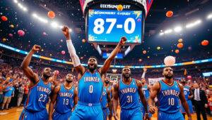 in a stunning display of skill, the thunder shattered an nba playoff record by scoring 87 points in the first half against the nuggets in game 2. discover how this historic performance redefined the game and set the stage for an unforgettable playoff series.