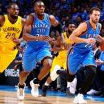 in a thrilling game 2 of the nba finals, the thunder overpower the pacers, evening the series at 1-1. experience the excitement as oklahoma city showcases their strength and skill on the court in this pivotal matchup.