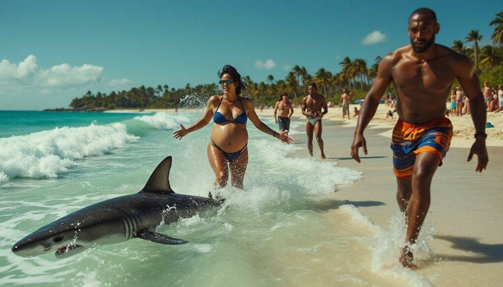 Shark encounters escalate as ex-NBA player's pregnant wife suffers bite