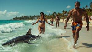 in a shocking turn of events, an ex-nba player's pregnant wife becomes a victim of a shark bite during an unforeseen encounter. explore the escalating risks of shark interactions and the impact on their family.