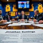 the golden state warriors have reportedly rejected the sacramento kings' most recent trade proposal involving jonathan kuminga, as the teams remain at an impasse. this ongoing stalemate raises questions about the future of kuminga and the warriors' strategy moving forward.