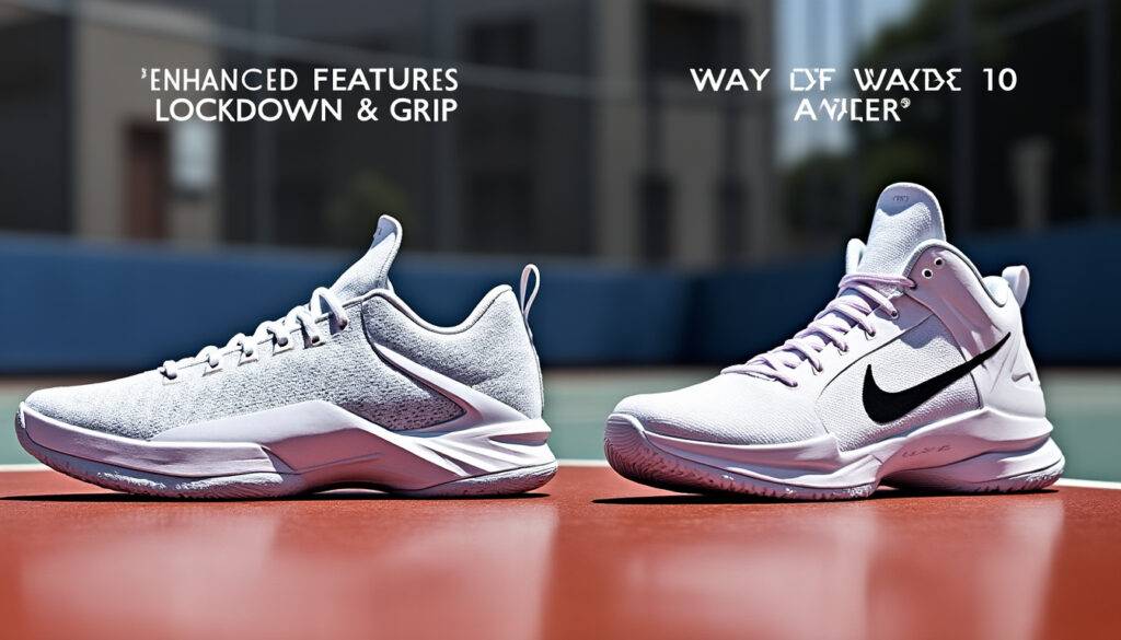 Li-ning way of wade 11 vs 10 for narrow feet: lockdown and bite comparison
