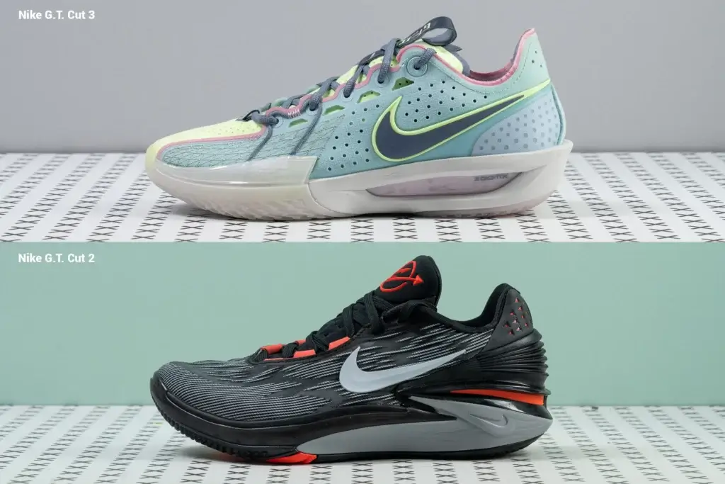 Nike gt cut 3 vs gt cut 2 on PVC floors: which is better for stop-start guards in 2025?