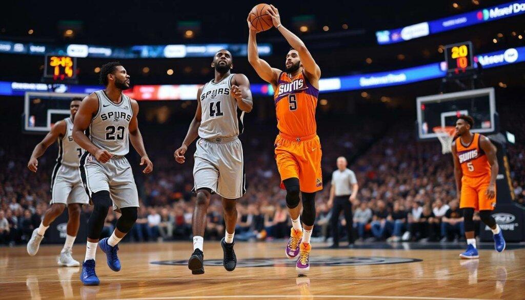 Game Recap: Suns Edge Out Spurs with a 111-102 Victory