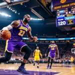 lebron james shines with a triple-double as he leads the lakers to a commanding 120-101 win over the mavericks, overcoming luka doncic's suspension.